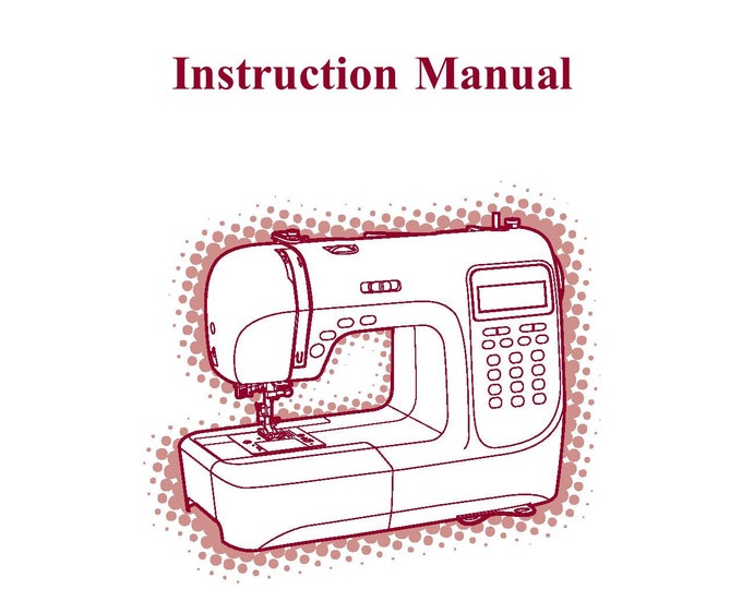 Elna Carina Sewing Machine Instruction Manual - User Manual - Complete User Guide