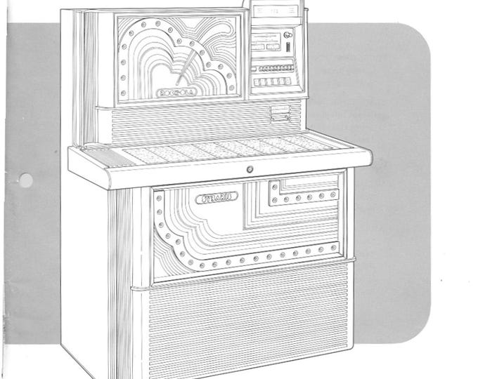 Rock-Ola - 473 - 474 - Service Manual - Instruction Manual -  Wiring Diagram - Schematic - Operation Manual - Parts List