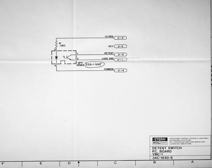 Seeburg VMC Service Manual: Wiring Diagram, Parts List