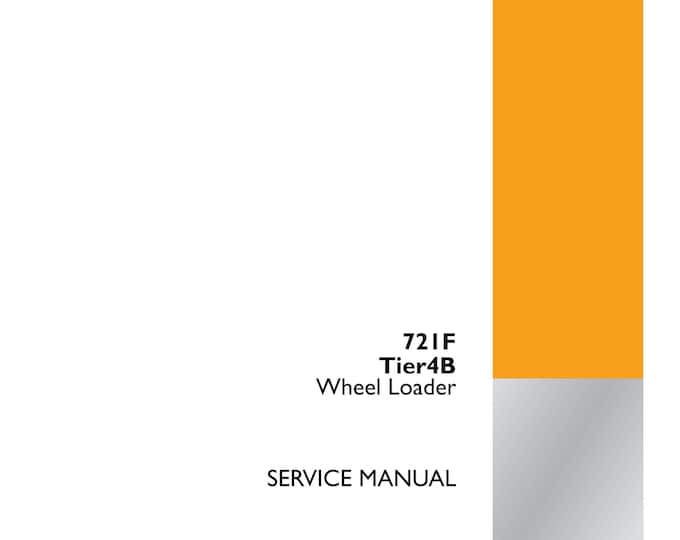 Case 72IF Tier4B Wheel Loader - Repair Manual- Shop Manual - Workshop Manual - Service Manual (Pdf Download)