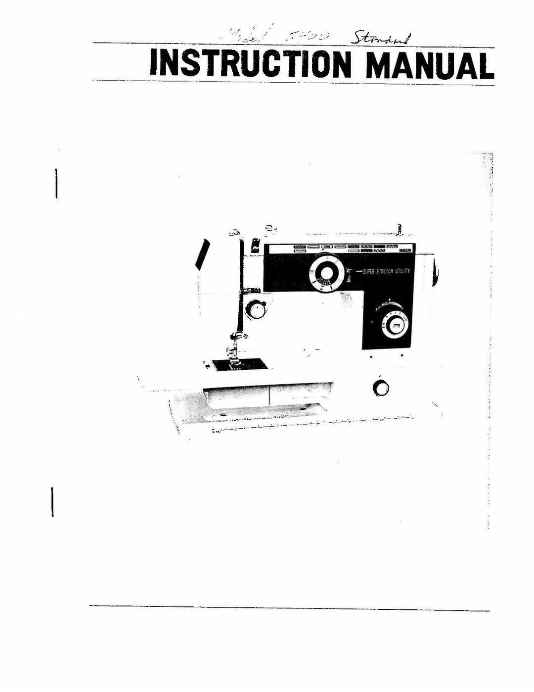 Singer 5400 Sewing Machine Instruction Manual User Manual Complete User