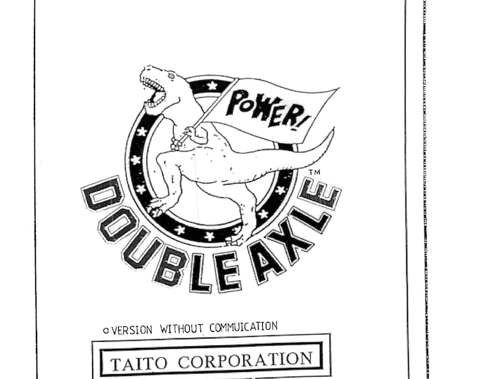 TAITO - DOUBLE AXLE - Service Manual - Parts Manual - Owner manual -  Pdf Download