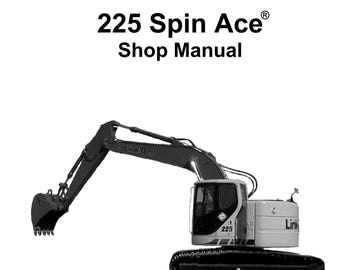 Linkbelt - Excavator 225 SPIN ACE MSR - Shop Manual - Workshop Manual - Service Manual - English