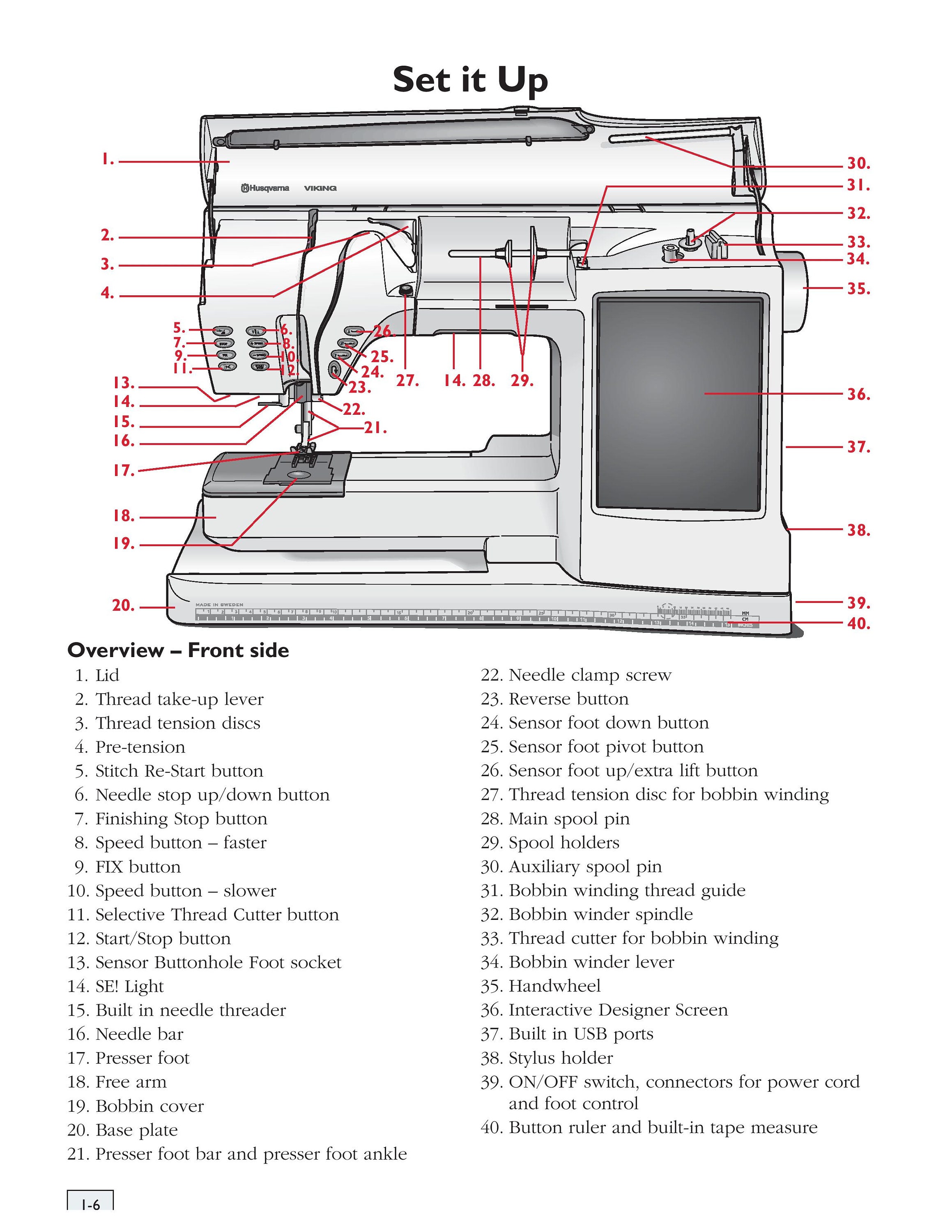 Husqvarna Viking Designer SE Sewing Machine Instruction Manual User Manual Complete User Guide