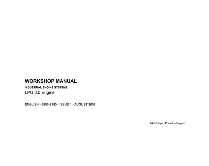 JCB 9806-2150 - Workshop Manual - Service Manual - Parts Manual - Owners Manual (pdf Download)