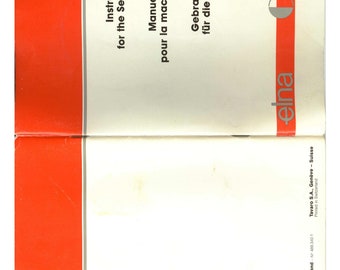 Elna 500 Club Sewing Machine Instruction Manual - User Manual - Complete User Guide