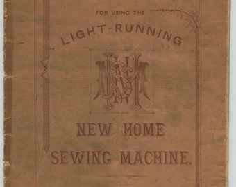 New Home - Light Running - manual - Sewing Machine - Service Manual - Instruction Manual -  Wiring Diagram - Schematic - Operation Manual