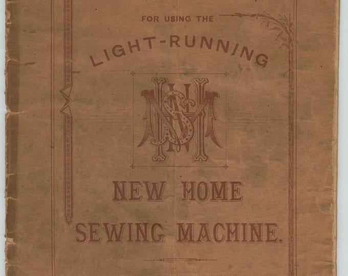 New Home - Light Running - manual - Sewing Machine - Service Manual - Instruction Manual -  Wiring Diagram - Schematic - Operation Manual