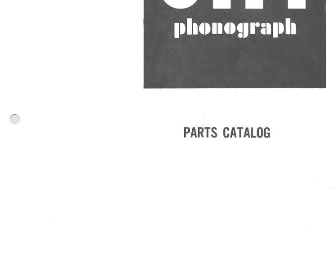 ROWE - CTI-1 - Service Manual - User Manual - Parts List - English