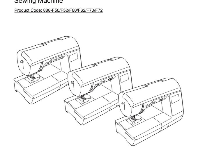 Brother PS700 Sewing Machine Instruction Manual - User Manual - Complete User Guide