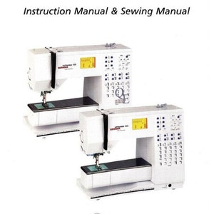 BERNINA Virtuosa 153 - 163 Sewing Machine Instruction Manual - User Manual - Complete User Guide - English