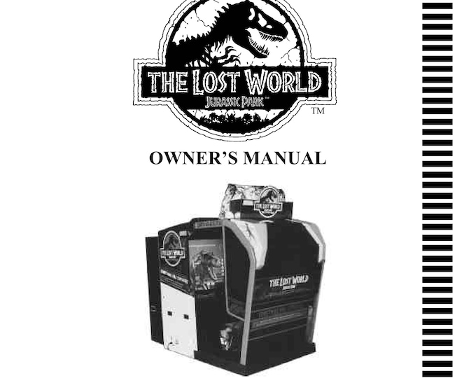 SEGA - LOST WORLD - Service Manual - Parts Manual - Owner manual -  Pdf Download