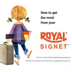 Royal Signet Typewriter Instruction Manual - User Manual - Complete User Guide