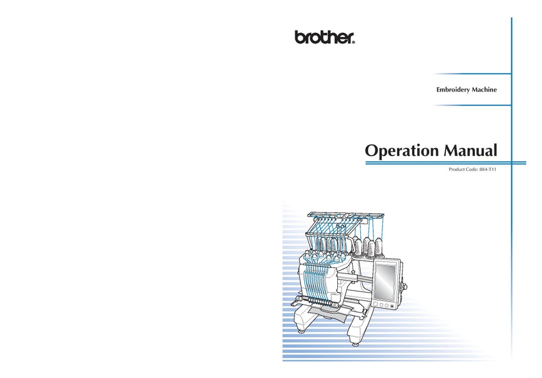 Brother Entrepreneur PR1000E Sewing Machine User Manual - 320 Pages - Etsy