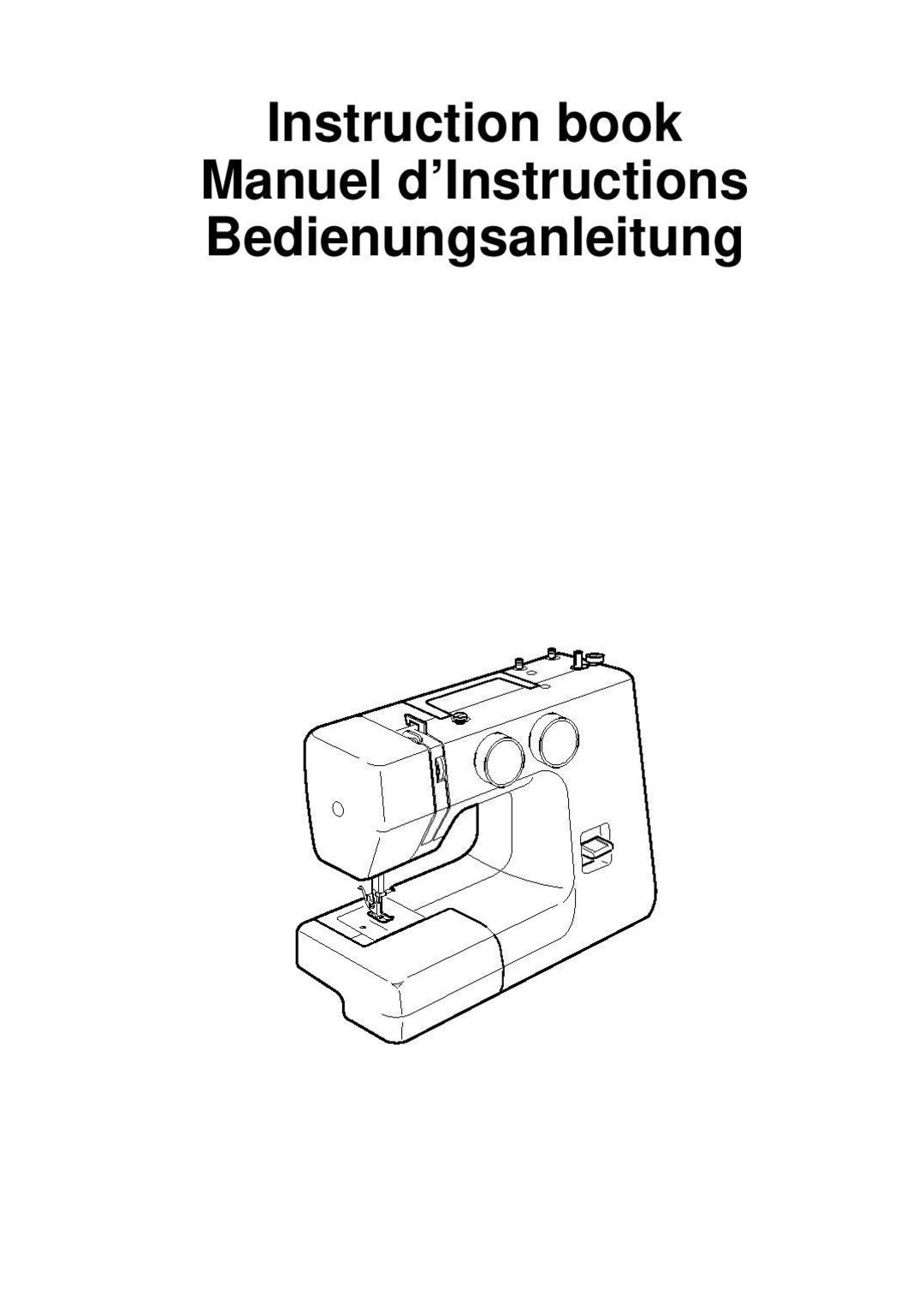 User manual Elna Sew Green (English - 48 pages)