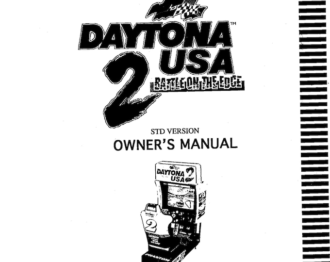 SEGA - DAYTONA 2 USA - Battle On The Edge (standard)  - Service Manual - Parts Manual - Owner manual -  Pdf Download