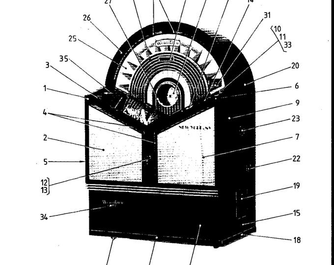 WURLITZER - New York NY - Bubble Tubes Wiring Diagram - Florescent Illumination Wiring Diagram  - Operating Instructions - Service Manual