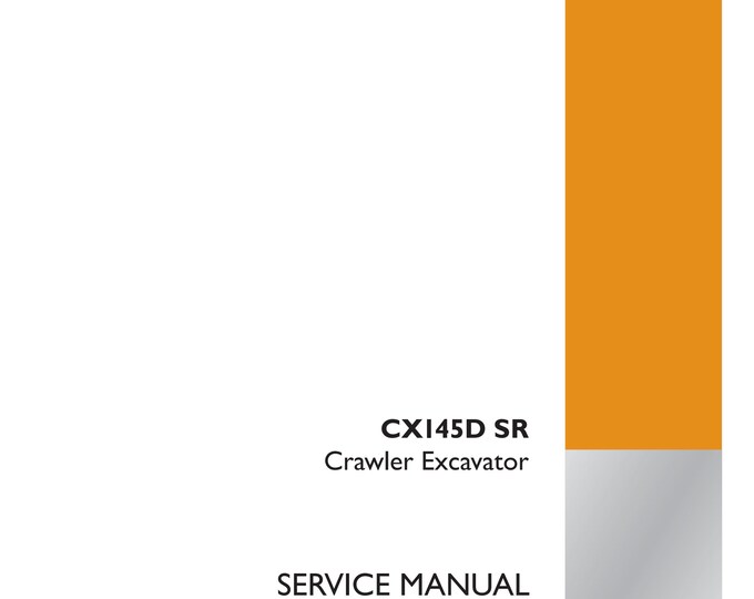 Case CX145D SR - Repair Manual - Service Manual-Shop Manual (Pdf Download)