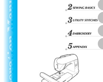 Brother NV1200 Sewing Machine Instruction Manual - 198 Pages