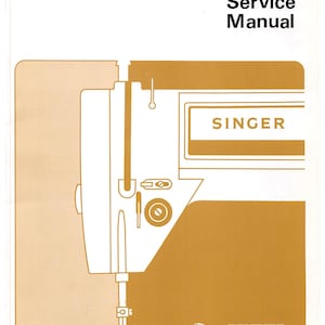 Peut inclure: Un dessin au trait noir et blanc d'une machine à coudre Singer sur un fond jaune. Le texte "SINGER*" et "591 Service Manual" est imprimé en noir en haut de la page. Le texte "SINGER" est imprimé en blanc sur la machine. Le texte "From the library of: Superior Sewing Machine & Supply LLC" est imprimé en rouge en bas de la page.