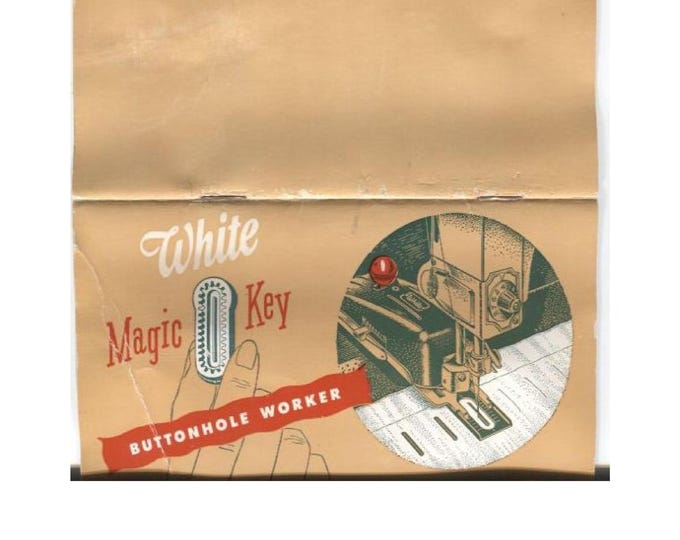 White- Magic-Key-Buttonhole-Worker-manual -Sewing- machine--  Service Manual - Instruction Manual -  Wiring Diagram - Schematic