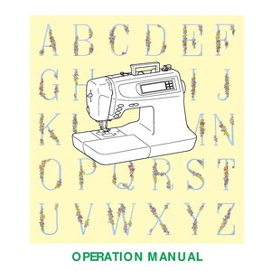Brother PC6500 Sewing Machine Instruction Manual - User Manual - Complete User Guide