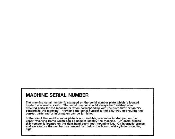 Linkbelt - Excavator LS5800 - LS6000 SL CII EX - Shop Manual - Workshop Manual - Service Manual - English