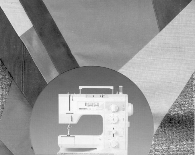 Bernina 1011 Electronic Sewing Machine Instruction Manual - User Manual - Complete User Guide - English