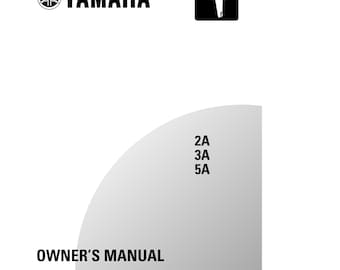 Yamaha - 2a  3a 5a  - Manual- Instruction Manual - User Guide