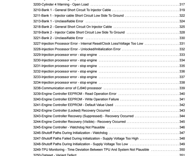 Case 580N 580SN-WT 580SN 590SN Tractor Loader Backhoe-FAULT CODES - 50.A -   Service Manual (Pdf Download)