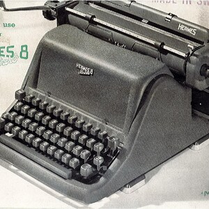Hermes 8 Typewriter - Etsy