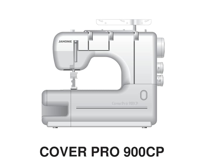 Janome 900CP Cover Pro Sewing Machine Instruction Manual - User Manual - Complete User Guide