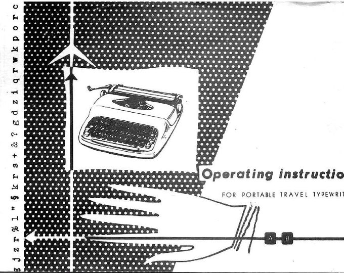 Consul 1531 Typewriter Instruction Manual - User Manual - Complete User Guide