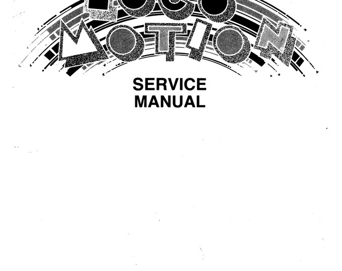 CENTURI - LOCO MOTION - Service Manual - Parts Manual - Owner manual -  Pdf Download