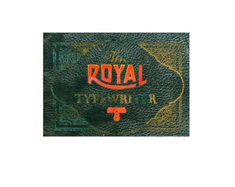Royal 10 Extra Wide Typewriter User Manual (Digital PDF)