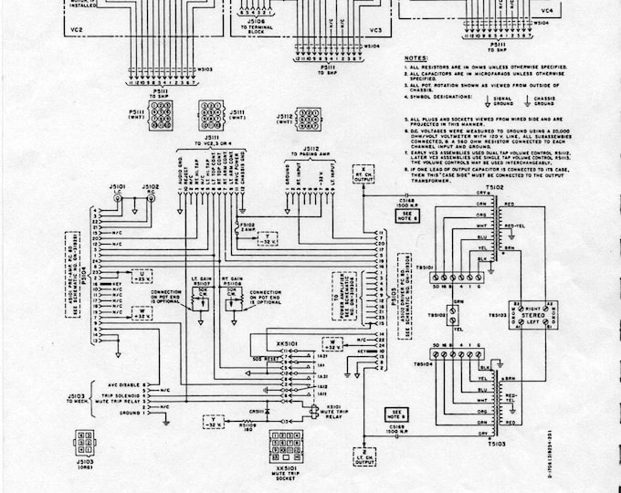 Seeburg- SHP3  - Service Manual - Instruction Manual -  Wiring Diagram - Schematic - Operation Manual - Parts List