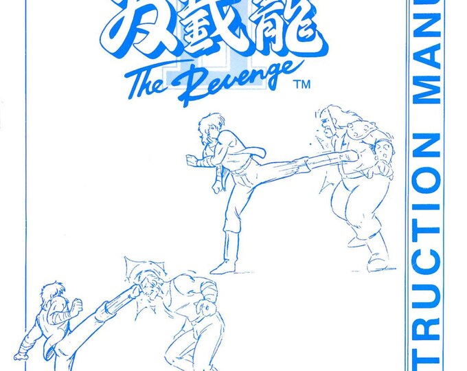 ROMSTAR - DOUBLE DRAGON 2 - Revenge- Service Manual - Parts Manual - Owner manual -  Pdf Download