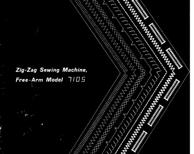 Singer 7105 Sewing Machine Instruction Manual - User Manual - Complete User Guide - English