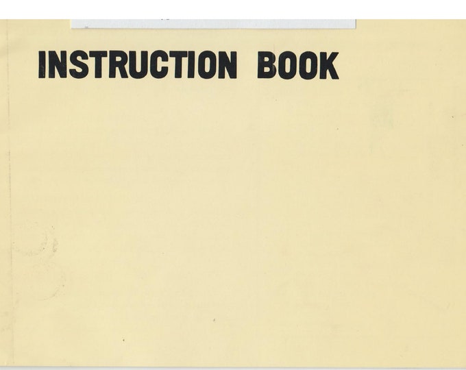 Brother-De-Luxe-895-1510 Typewriter Instruction Manual - User Manual - Complete User Guide