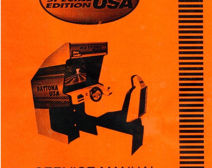 SEGA - DAYTONA USA - Special  Edition - Service Manual - Parts Manual - Owner manual -  Pdf Download