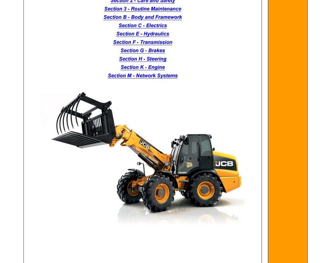 JCB TM320  -Service Manual - Parts Manual - Owners Manual (Pdf Download)
