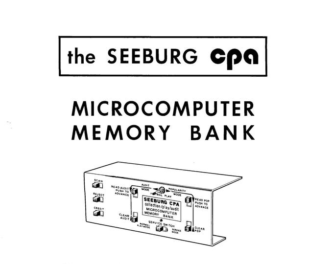 Seeburg- SMC1 - Service Manual - Instruction Manual -  Wiring Diagram - Schematic - Operation Manual - Parts List