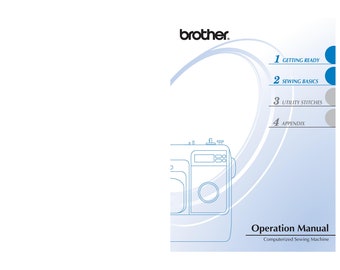 Brother NS40 Sewing Machine Instruction Manual - 104 Pages