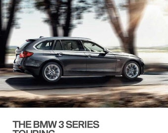 BMW 3 Series F31 Touring 2012-2019 Owners Manual - English