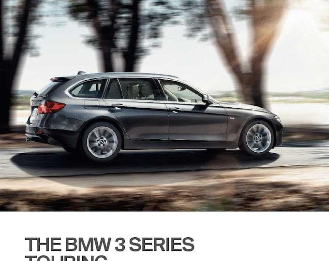 BMW 3 Series F31 Touring 2012-2019 Owners Manual - English