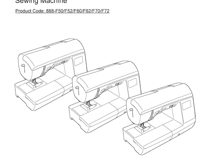 Brother BQ1350 Sewing Machine Instruction Manual - User Manual - Complete User Guide