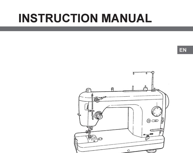Juki TL2020 PE Sewing Machine Instruction Manual - User Manual - Complete User Guide