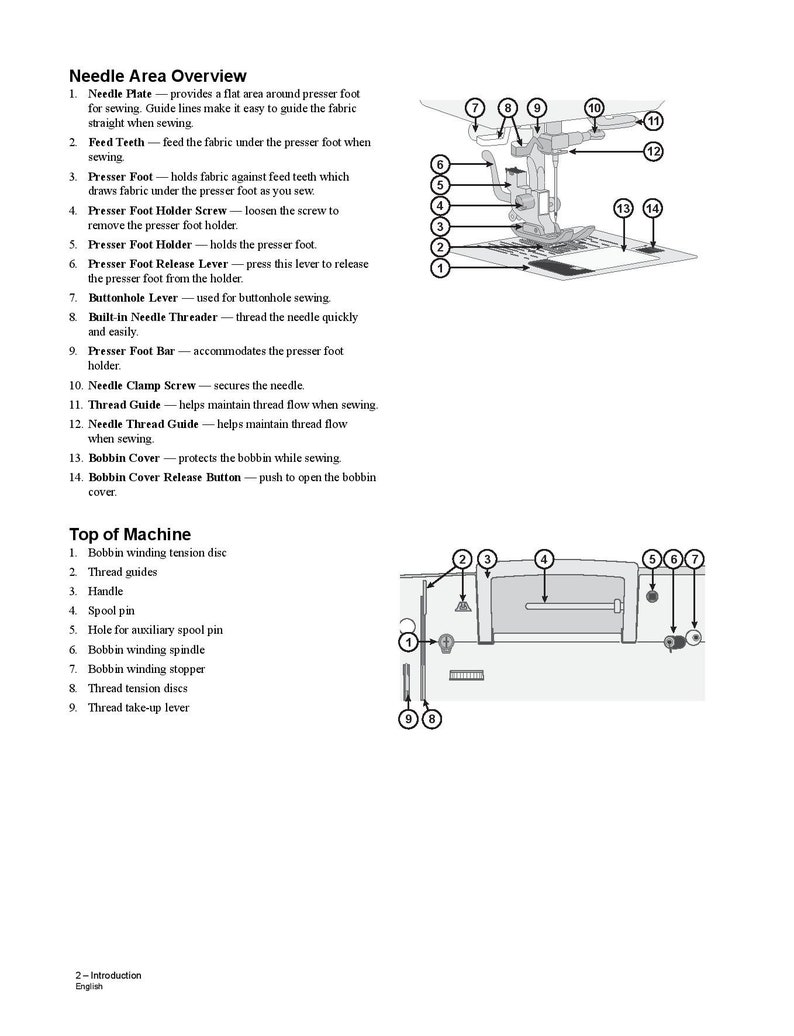 Singer HD 6800C HD 6805 C Sewing Machine Instruction Manual User Manual