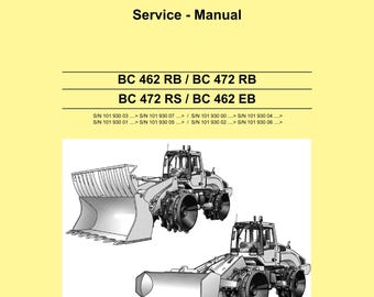 Bomag BC 462/472 Service Repair Manual - English (PDF Download)