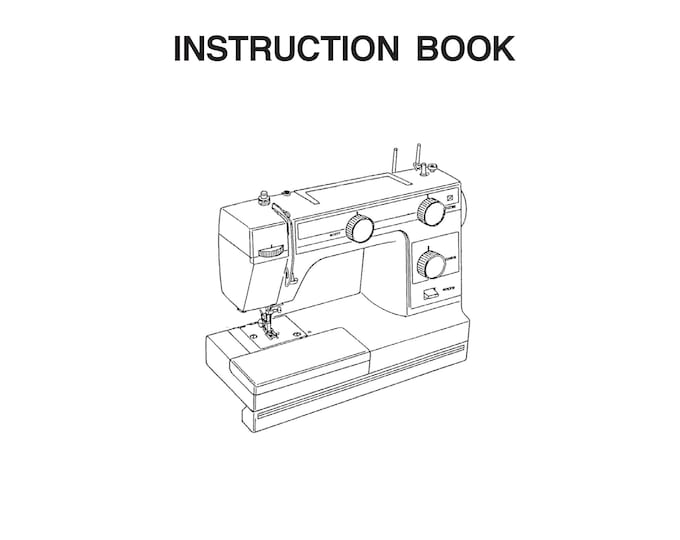 Necchi HD22 Sewing Machine Instruction Manual - User Manual - Complete User Guide